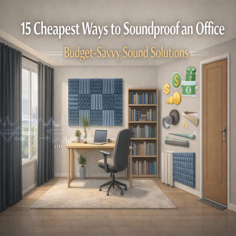 cheapest way to soundproof an office