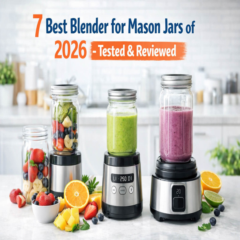 7 best blender for mason jars Of 2024 - Tested & Reviewed