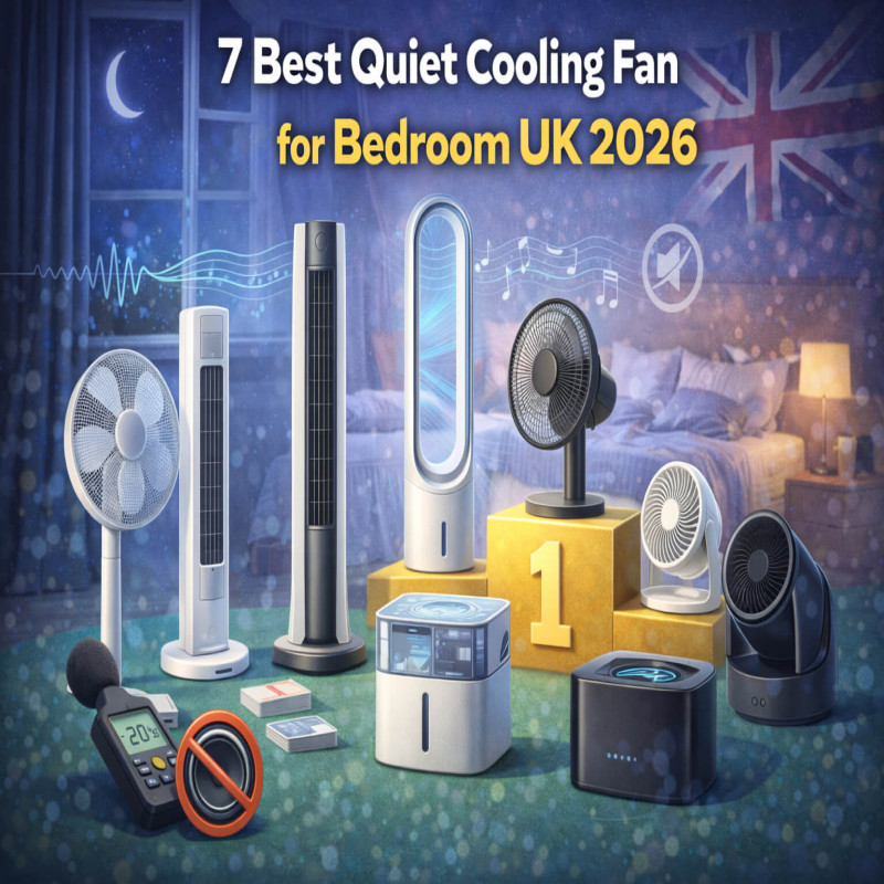 7 Best Quiet Cooling Fan for Bedroom UK 2026