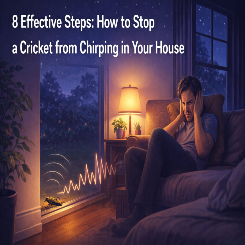 8 Effective Steps: How to Stop a Cricket from Chirping in Your House
