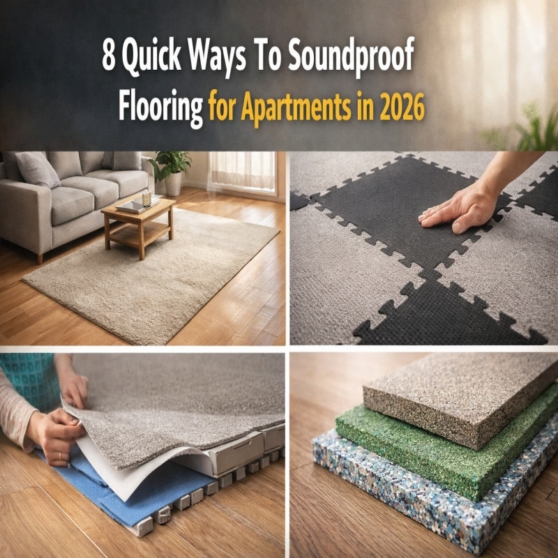 8 Quick Ways To soundproof flooring for apartments in 2026