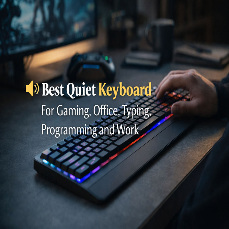 Best Quiet Keyboard For Gaming, Office, Typing, Programming and Work