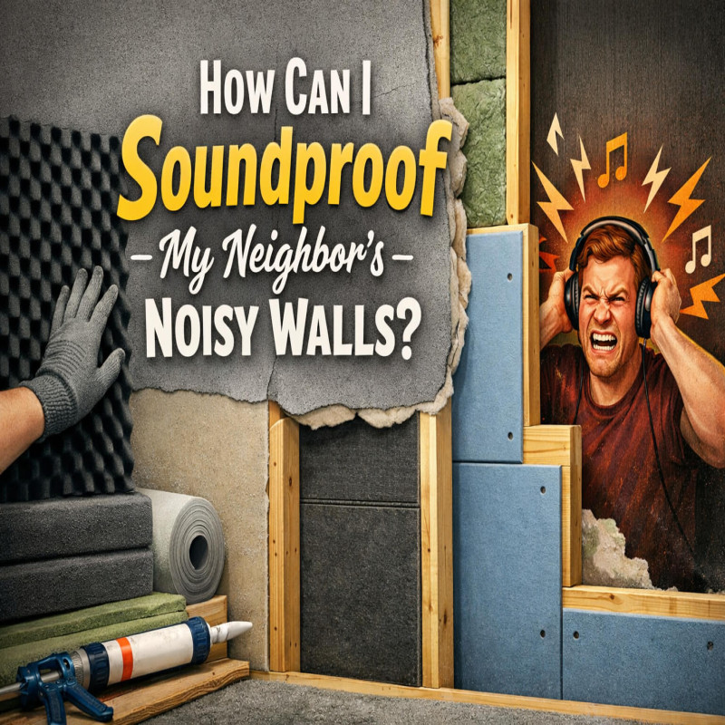 How Can I Soundproof My Neighbors Noisy Walls