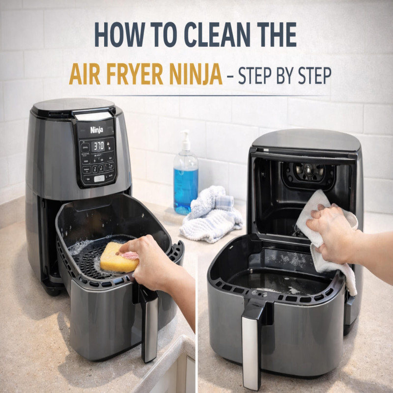 How to Clean the Air Fryer Ninja - Step By Step