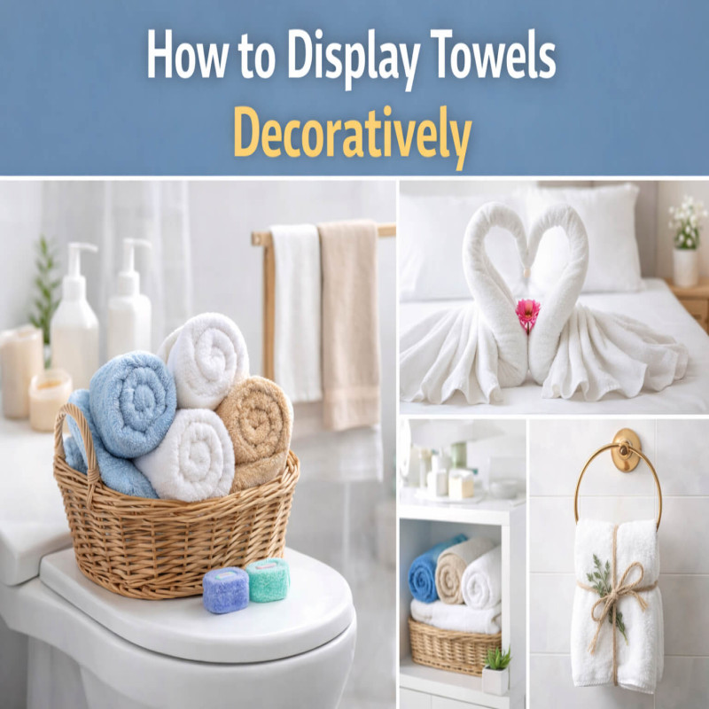 How to Display Towels Decoratively