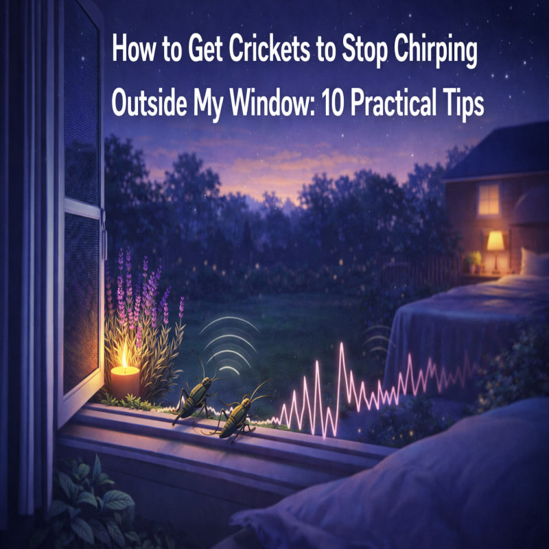 How to Get Crickets to Stop Chirping Outside My Window: 10 Practical Tips