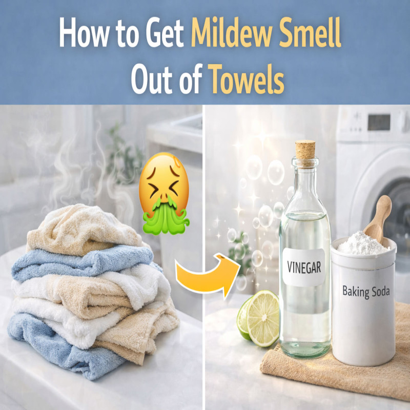 How to Get Mildew Smell Out of Towels