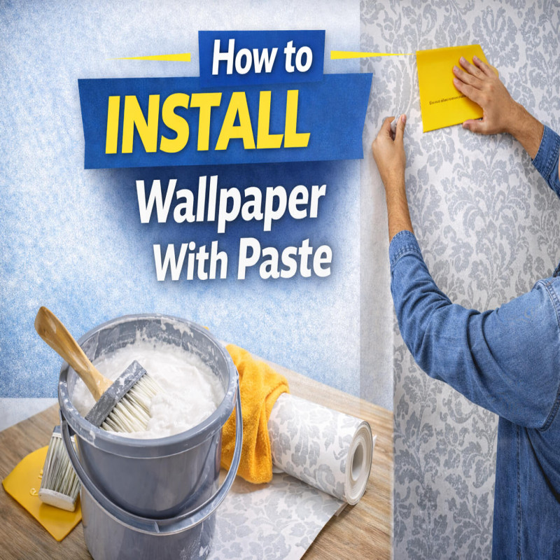 How to Install Wallpaper With Paste