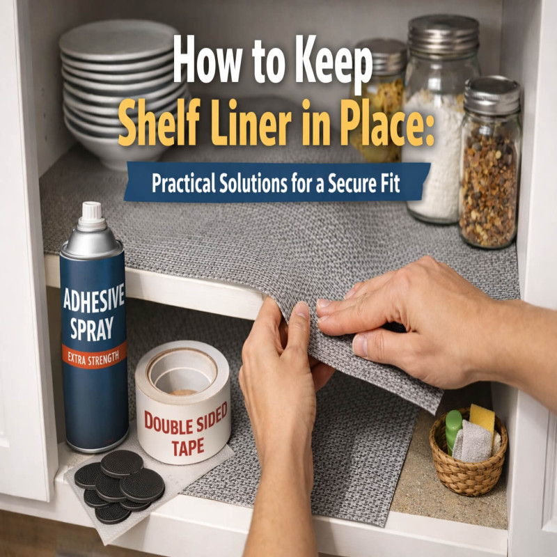 How to Keep Shelf Liner in Place: Practical Solutions for a Secure Fit