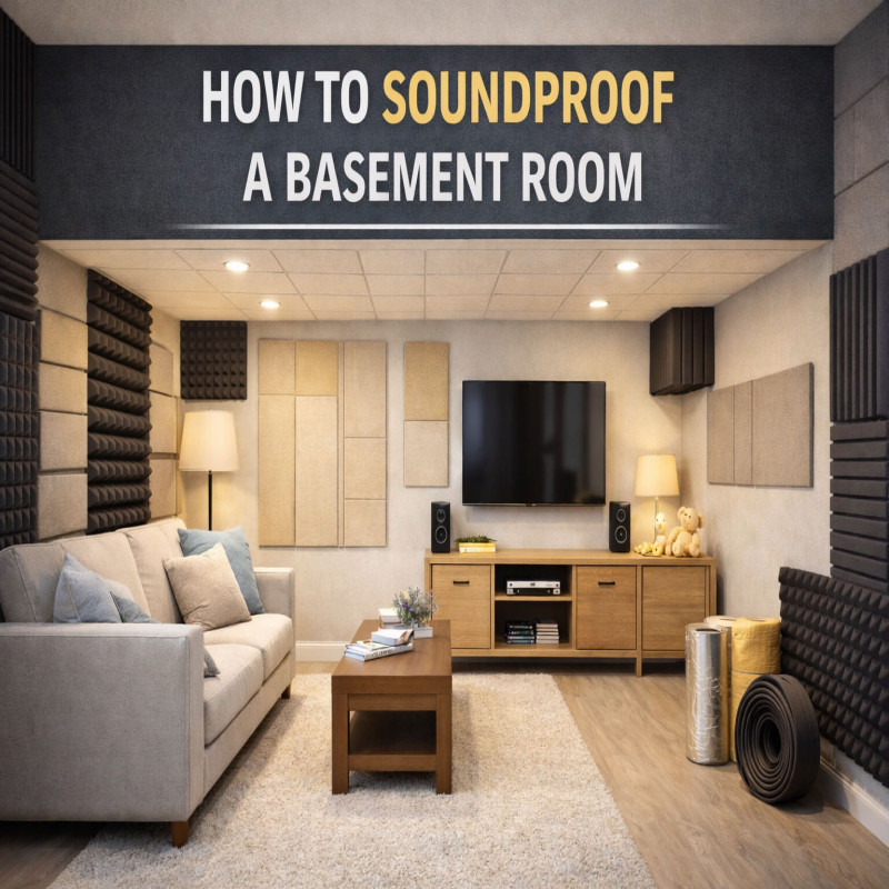 How to Soundproof a Basement Room