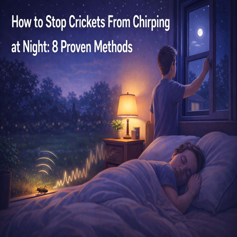 How to Stop Crickets From Chirping at Night: 8 Proven Methods