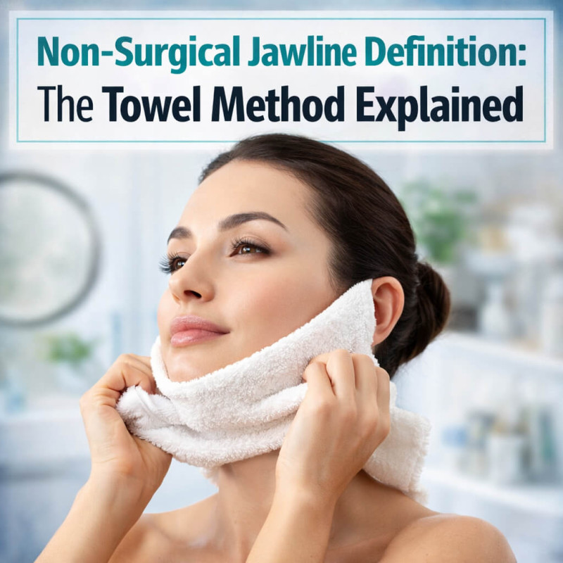  Non-Surgical Jawline Definition: The Towel Method Explained