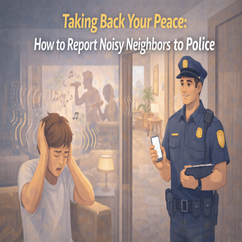 Taking Back Your Peace: How to Report Noisy Neighbors to Police?