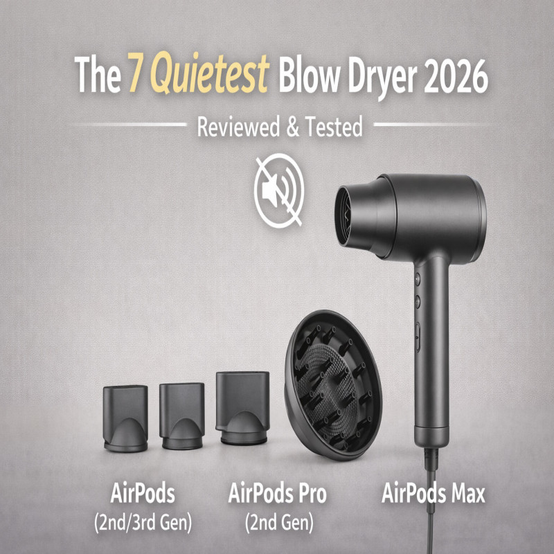 The 7 Quietest Blow Dryer 2026: Reviewed & Tested