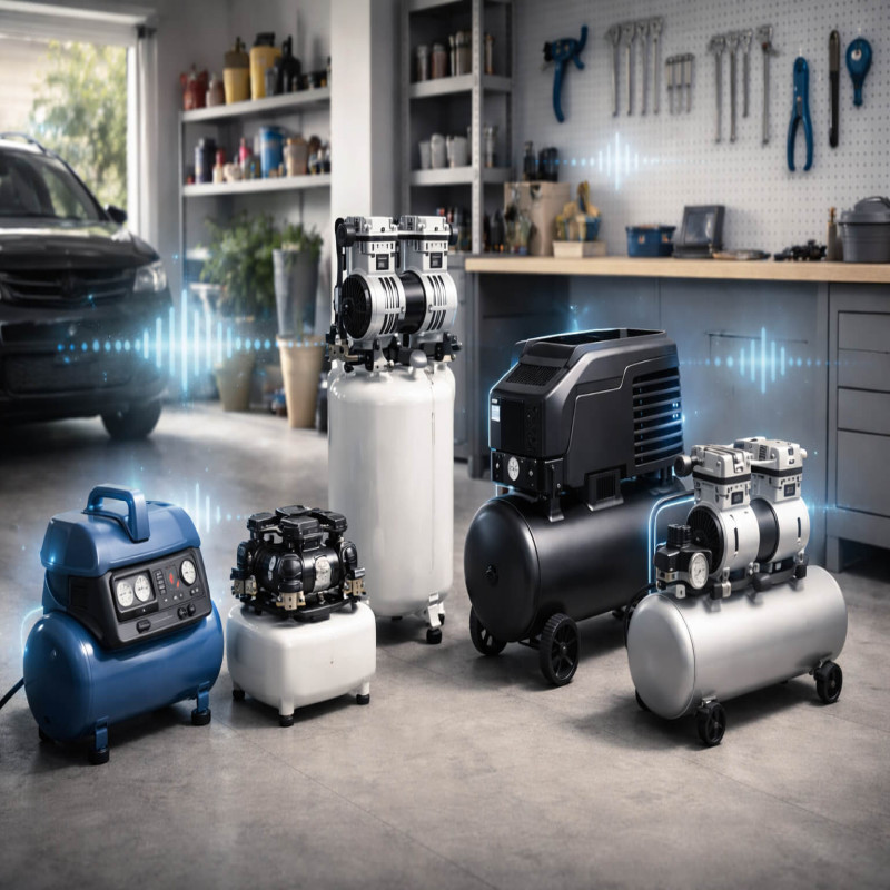 Top Rated 5 Best Quiet Air Compressor For Home Garage: Reviews 2026
