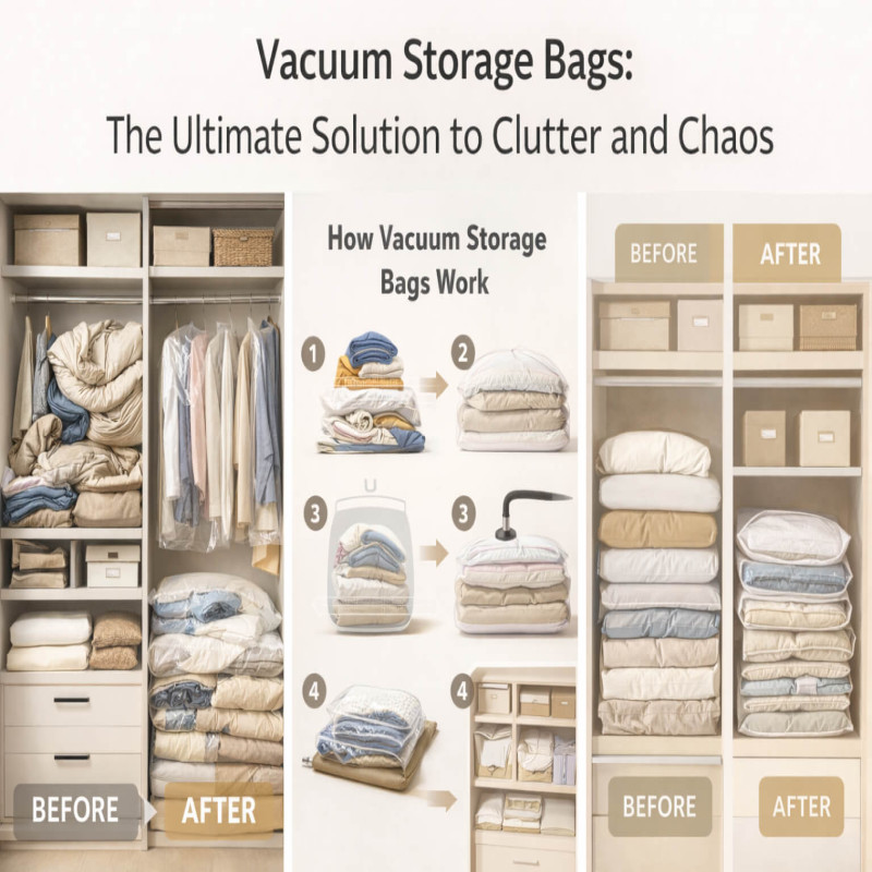 Vacuum Storage Bags: The Ultimate Solution to Clutter and Chaos