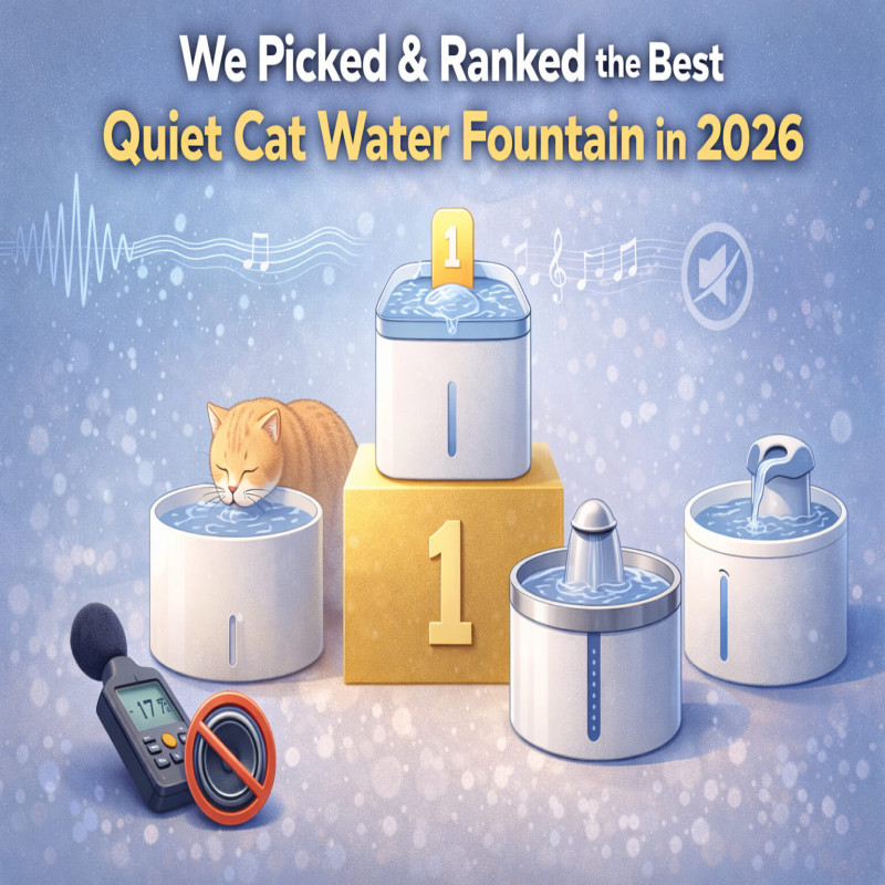 We Picked & Ranked the Best Quiet Cat Water Fountain in 2026